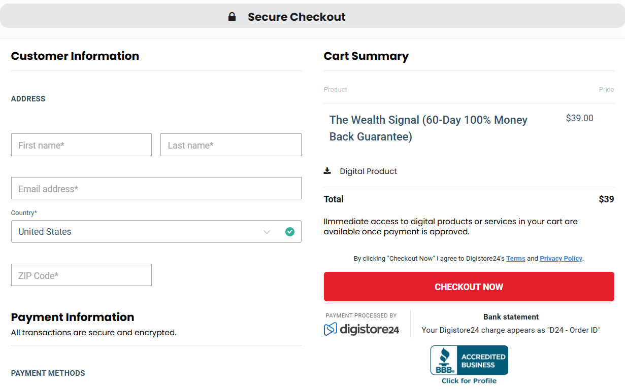 the-wealth-signal-checkout-page